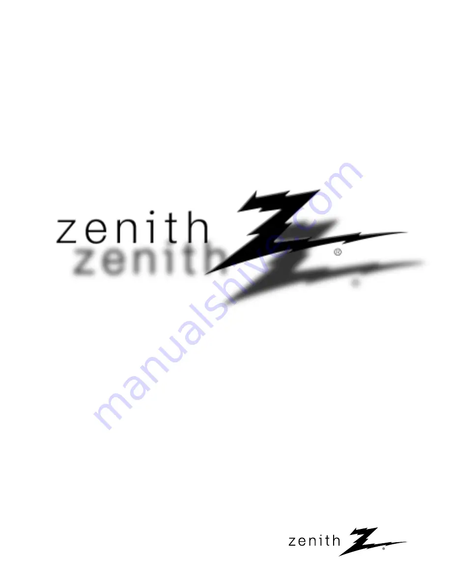 Zenith L15V26D Installation, Setup & Operating Manual I Warranty Download Page 1