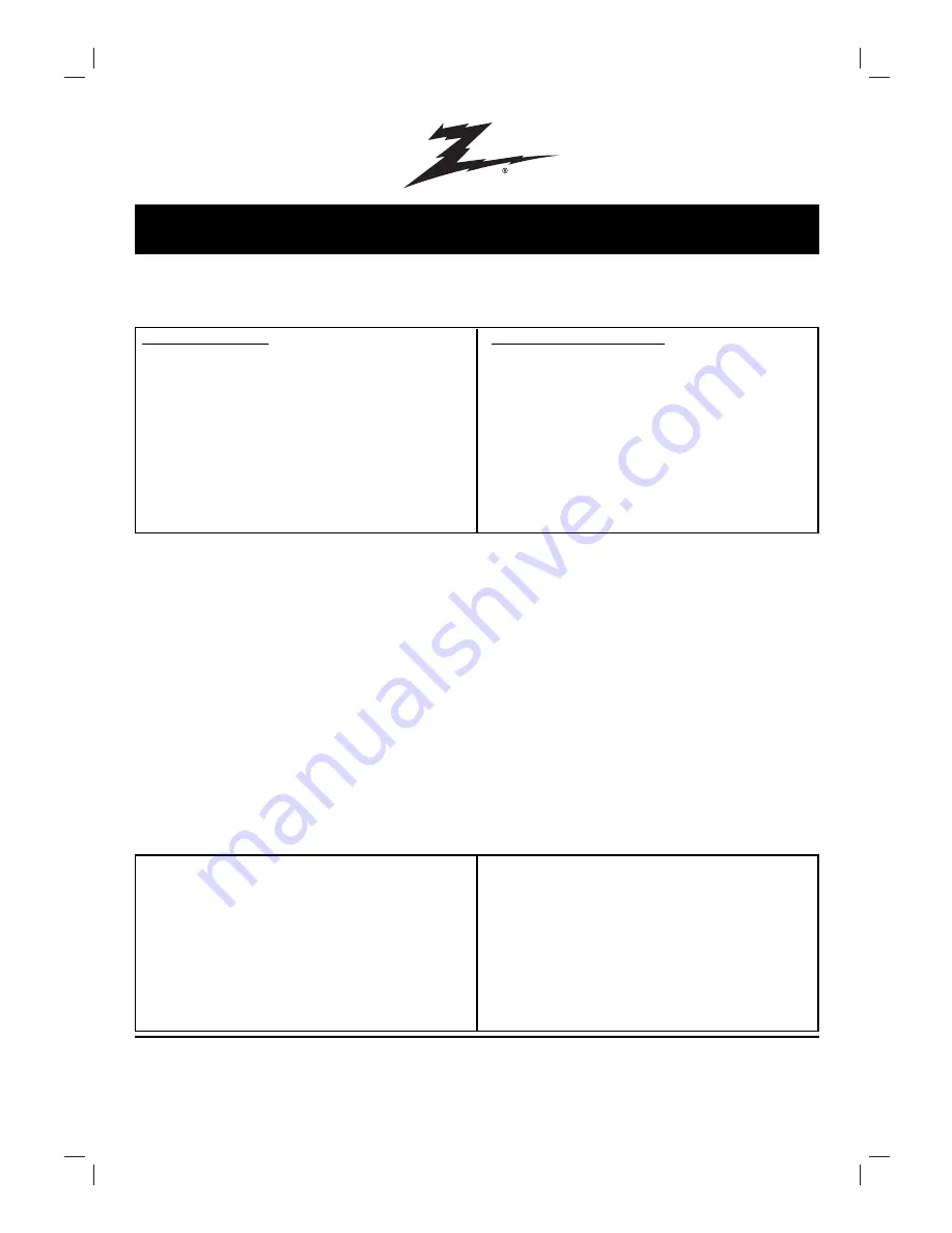 Zenith ZRY-316 Installation And Operating Manual Download Page 56