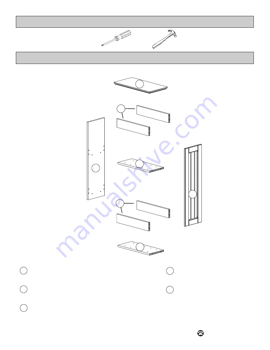 Zenna Home 9227WW Assembly Instructions Manual Download Page 2