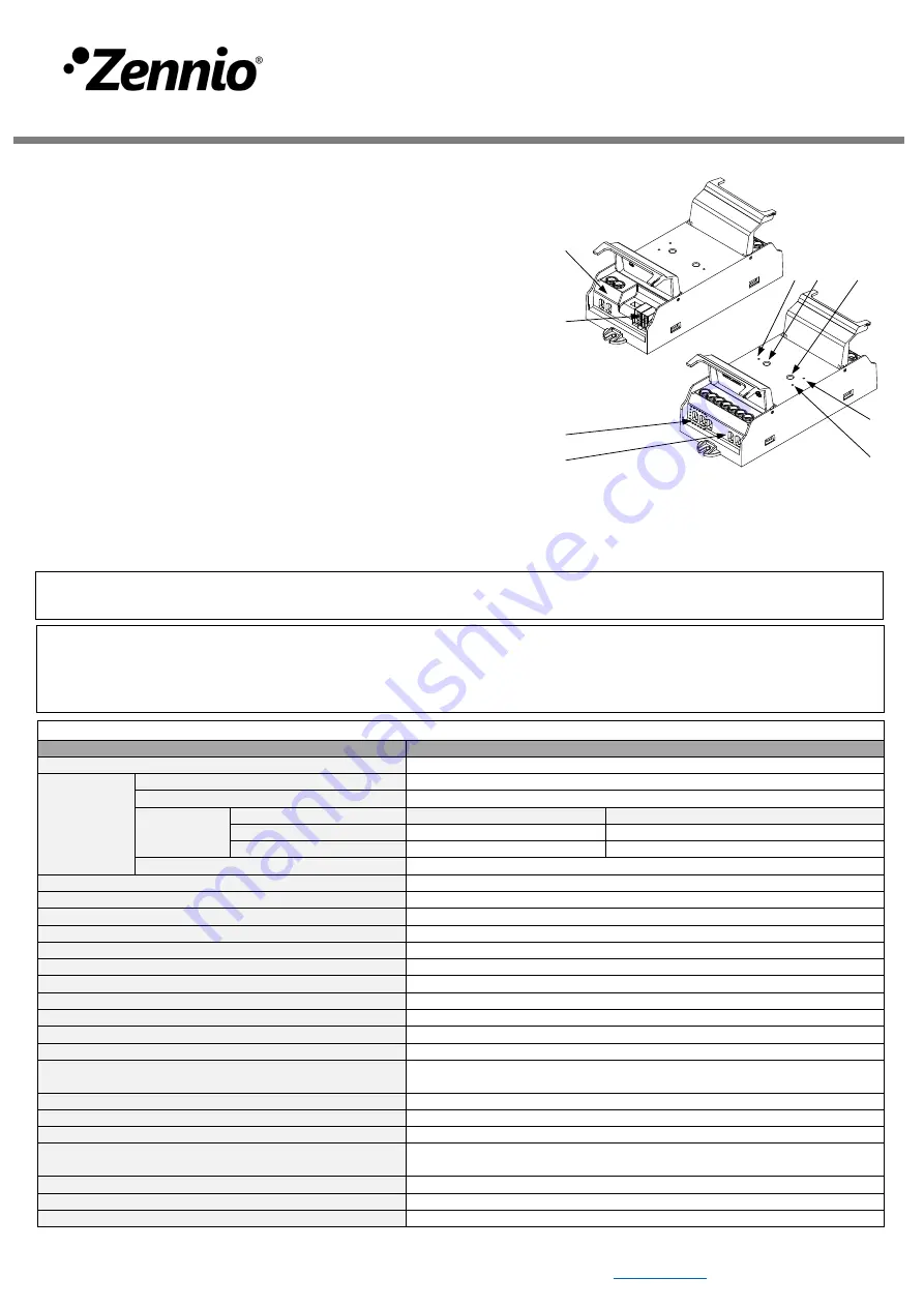 Zennio Lumento X2 v2 Quick Start Manual Download Page 1