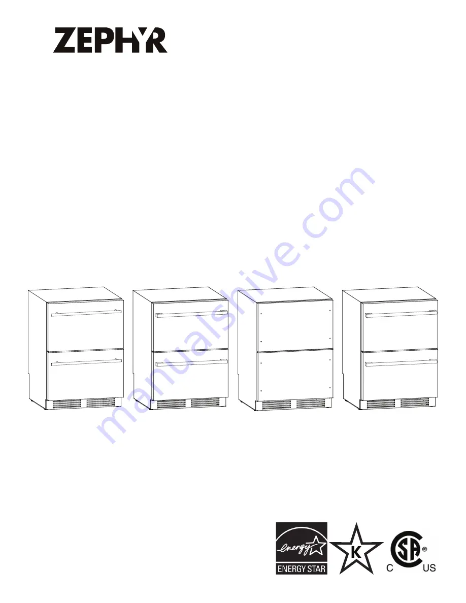 Zephyr Presrv PRRD24C2AS-OD Скачать руководство пользователя страница 1