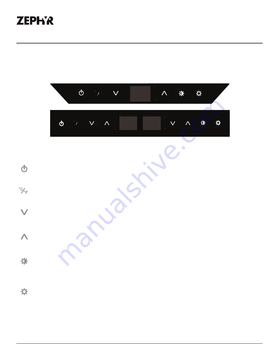 Zephyr Presrv PRW24F02CPG Use, Care And Installation Manual Download Page 27