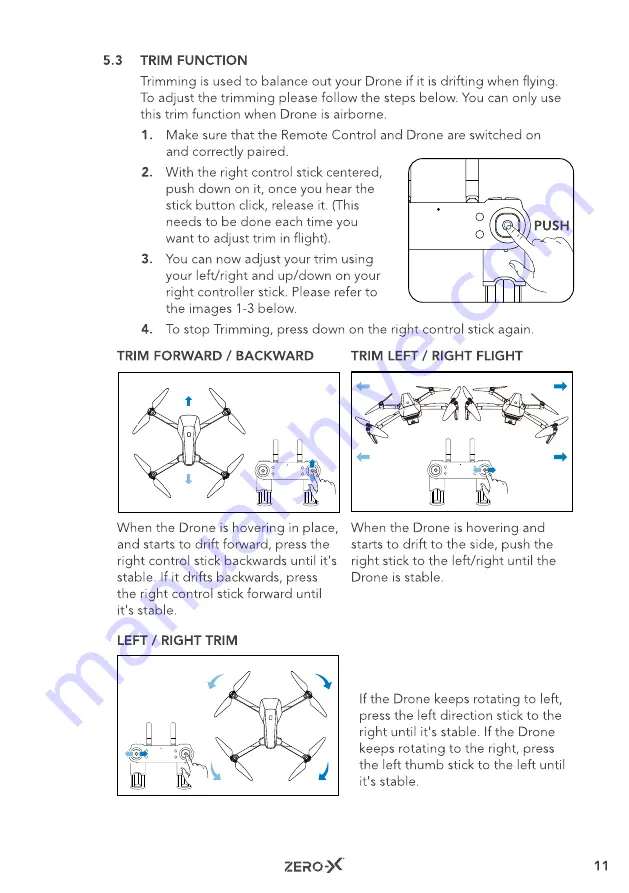 ZERO-X sirius User Manual Download Page 13