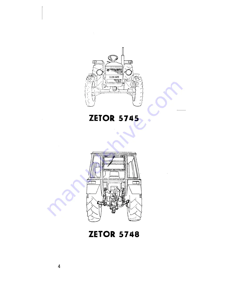 Zetor 4712 Скачать руководство пользователя страница 5