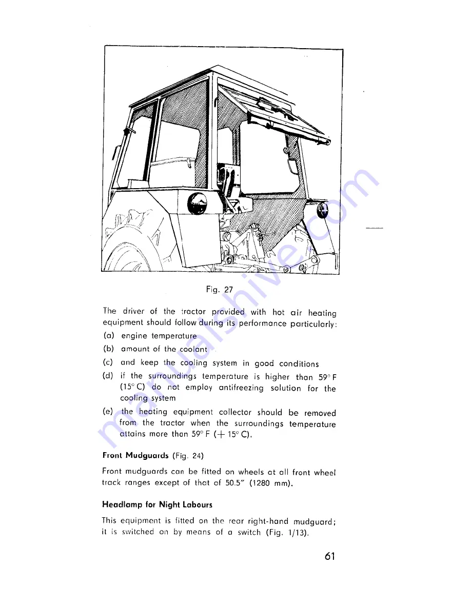 Zetor 4712 Operator'S Manual Download Page 62