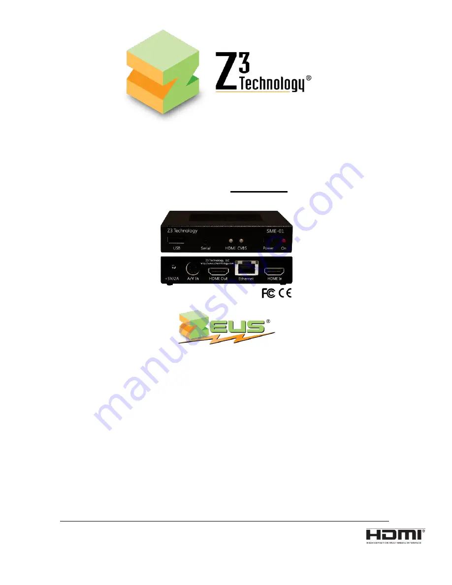 Zeus Z3-SME-01 User Instructions Download Page 1