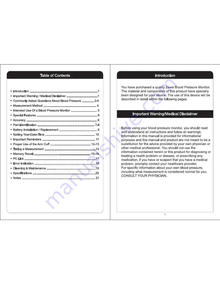 zewa UAM-880 Instruction Manual Download Page 2