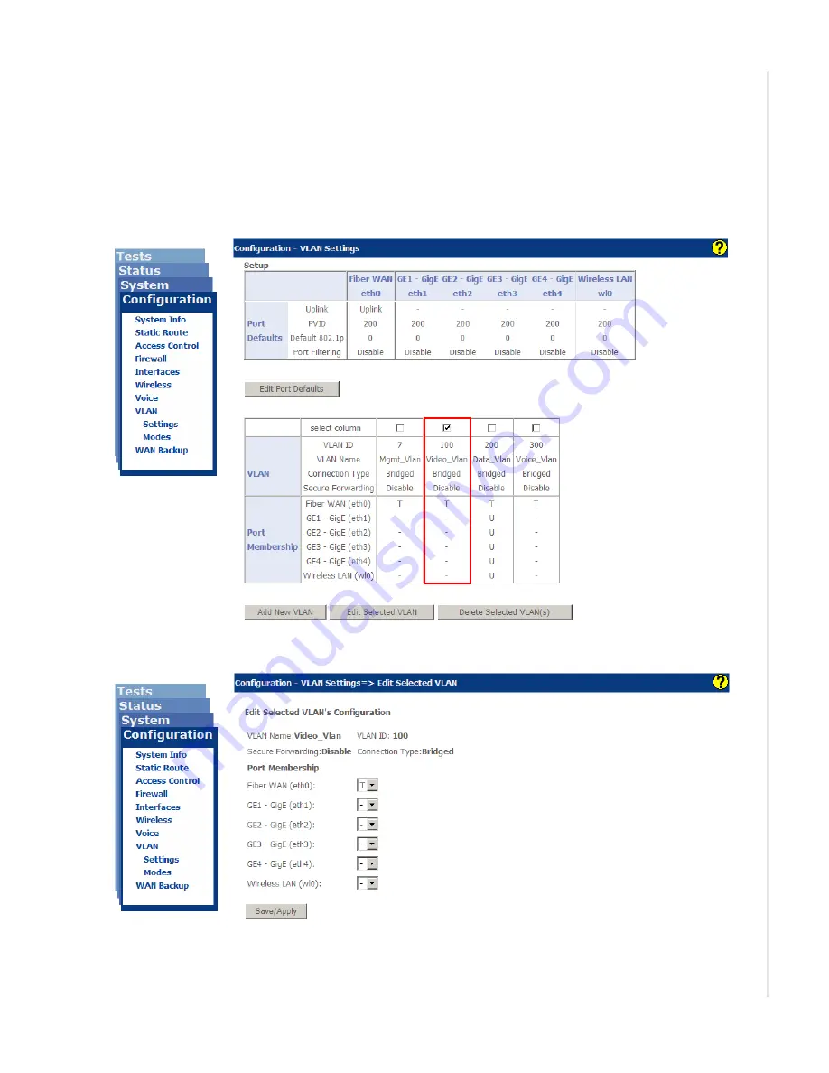 Zhone zNID-GPON-2402 Configuration Manual Download Page 149