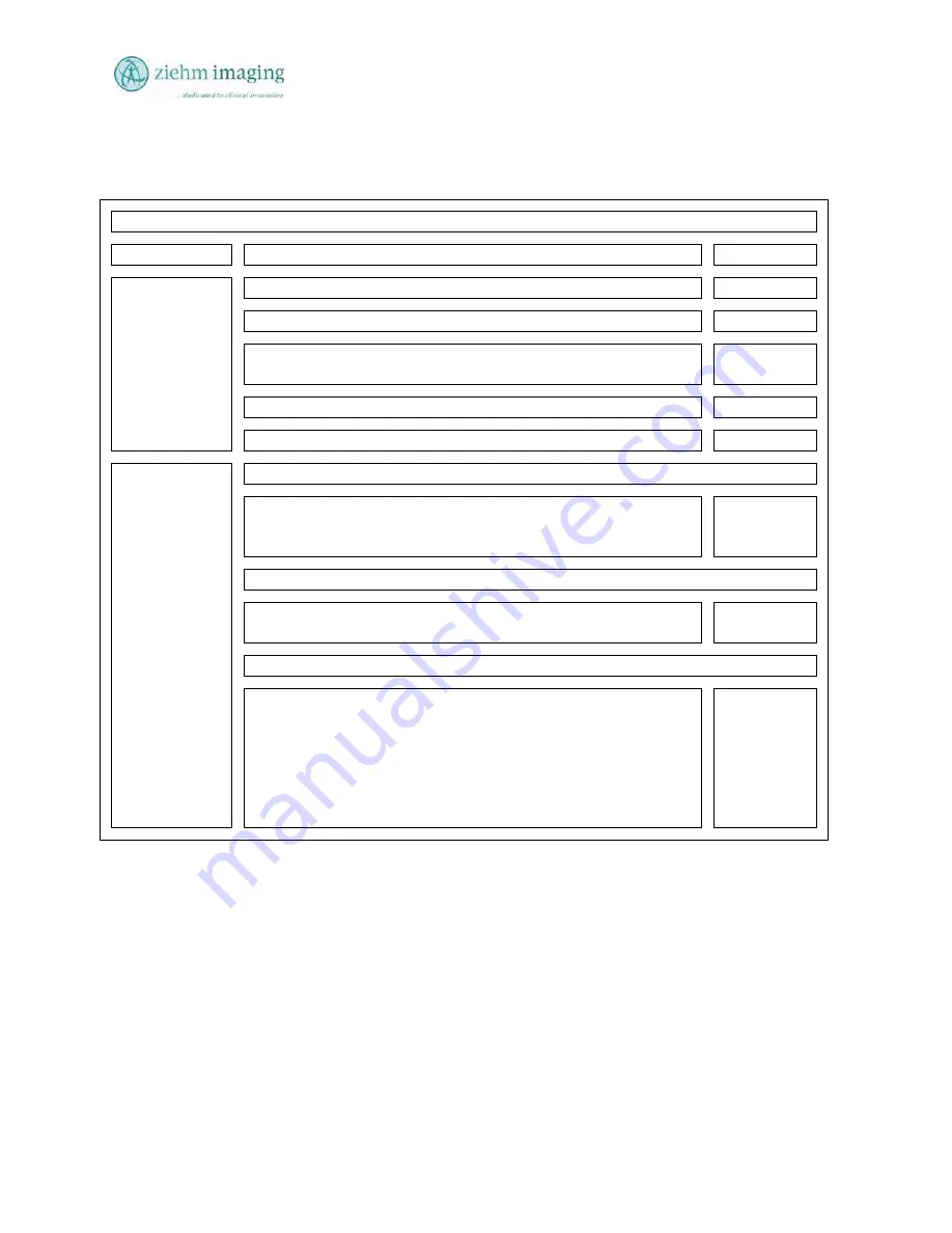 Ziehm Imaging, Inc. QUANTUM User Manual Download Page 46