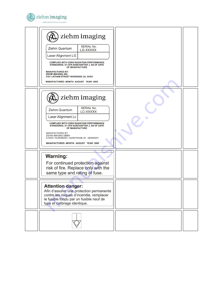 Ziehm Imaging, Inc. QUANTUM User Manual Download Page 210