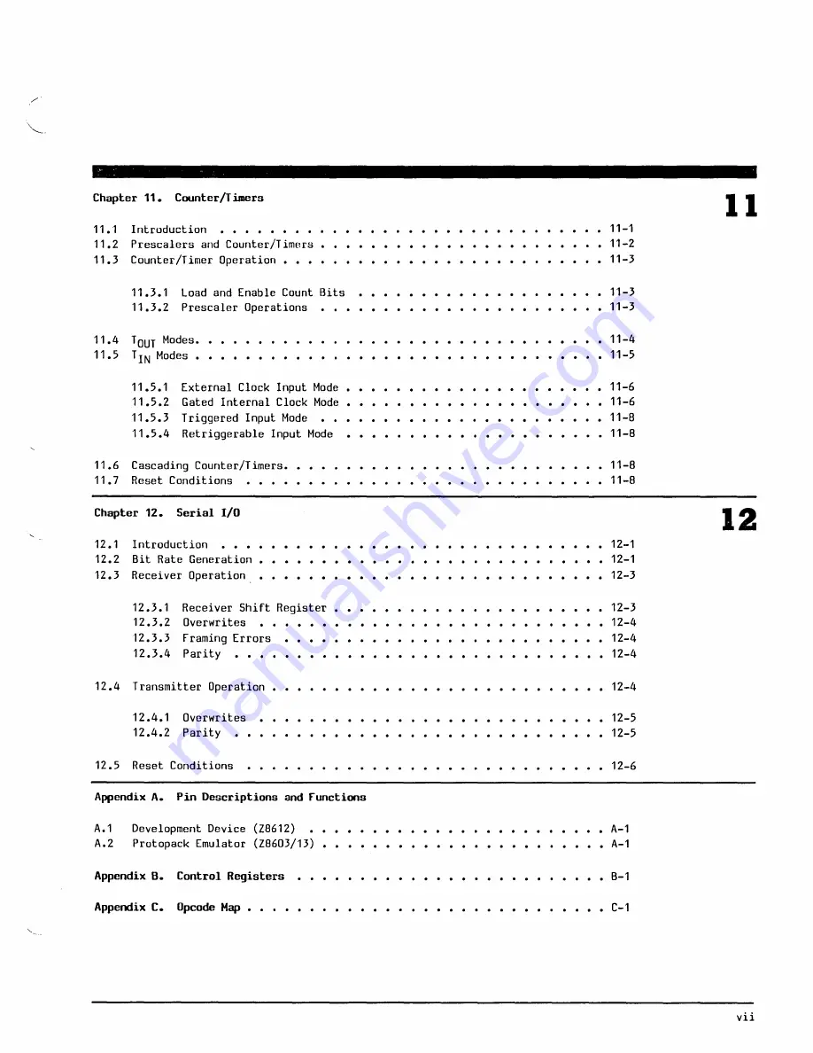 ZiLOG Z8 Encore! Technical Manual Download Page 9