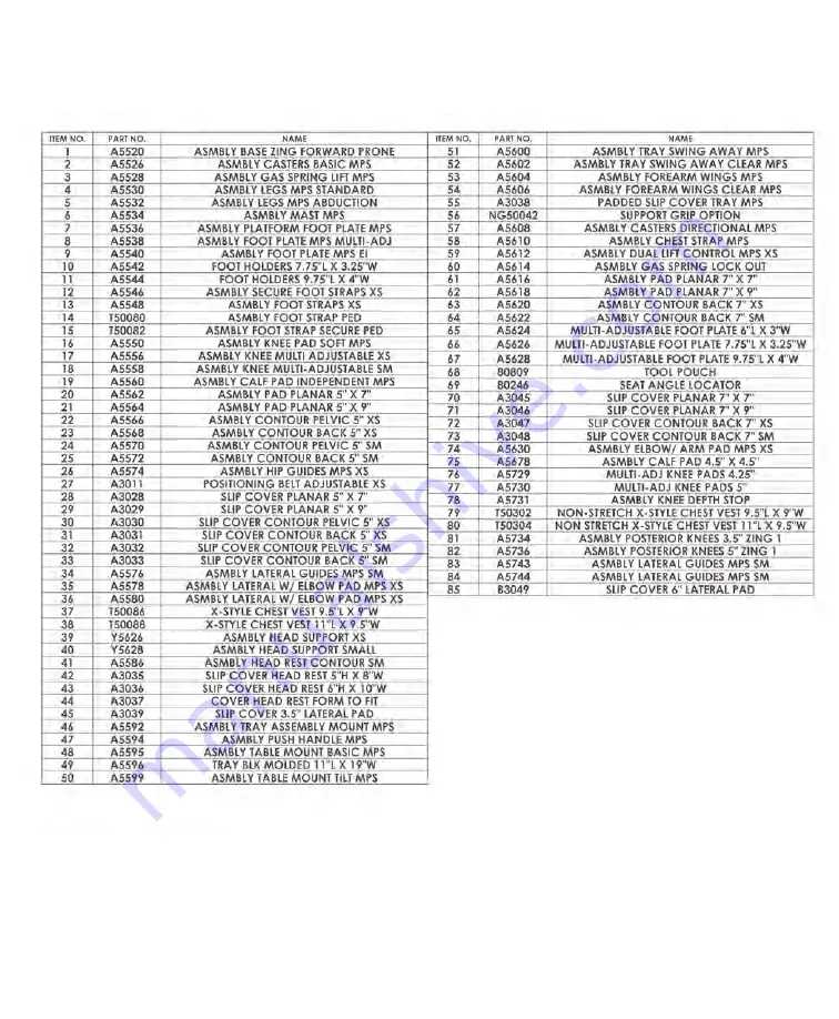 Zing PA5520 Zing MPS Assembly Manual Download Page 13