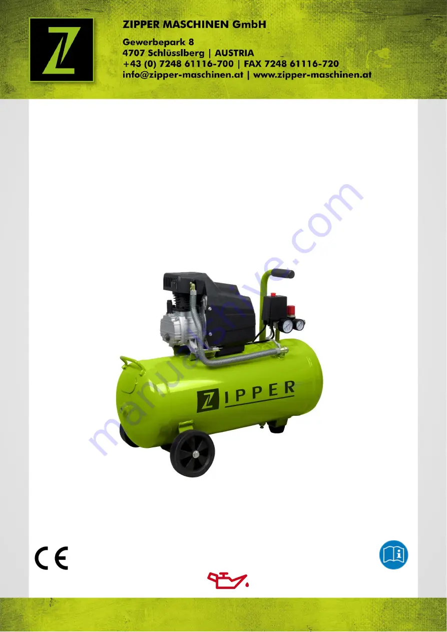 Zipper Mowers ZI-COM24E User Manual Download Page 1