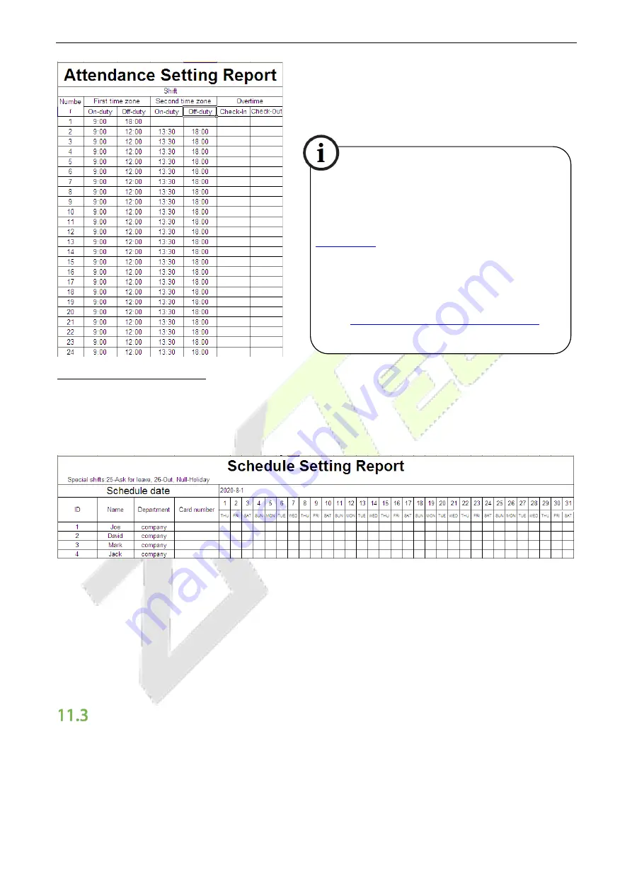 ZKTeco LFace10 User Manual Download Page 54