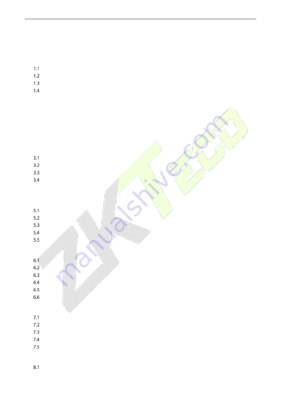 ZKTeco MB10-VL Скачать руководство пользователя страница 6