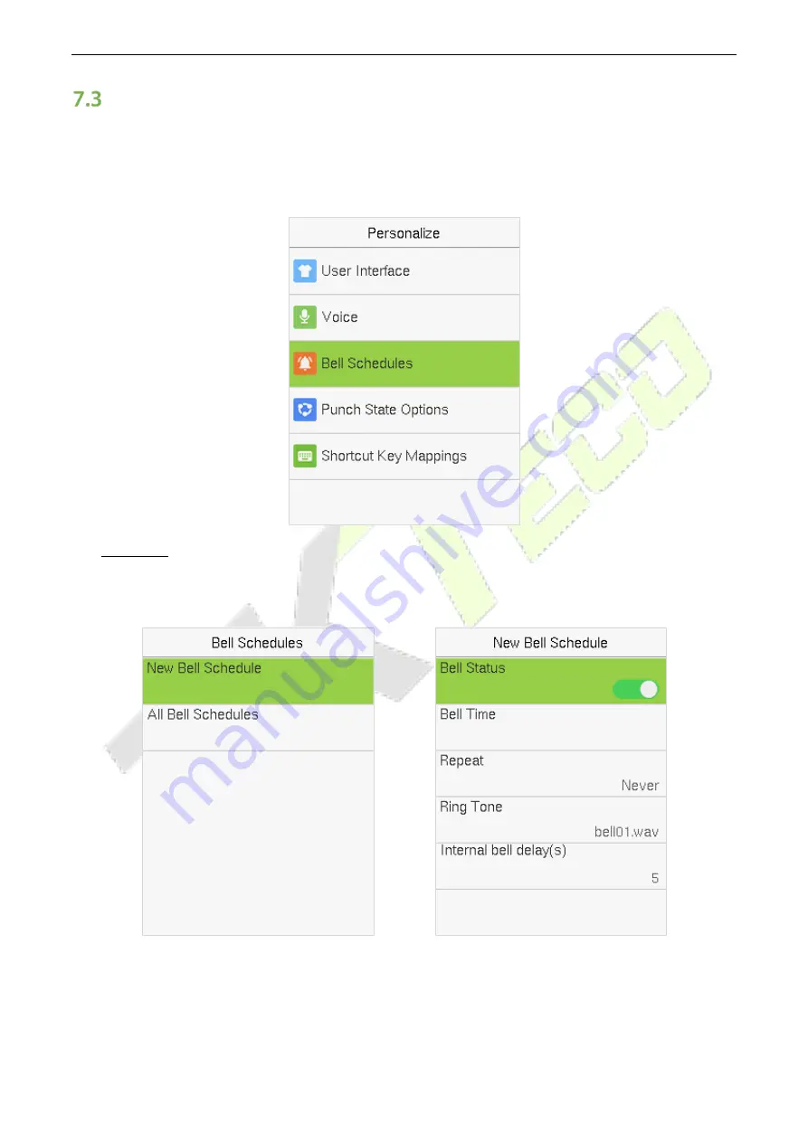 ZKTeco MB10-VL User Manual Download Page 45