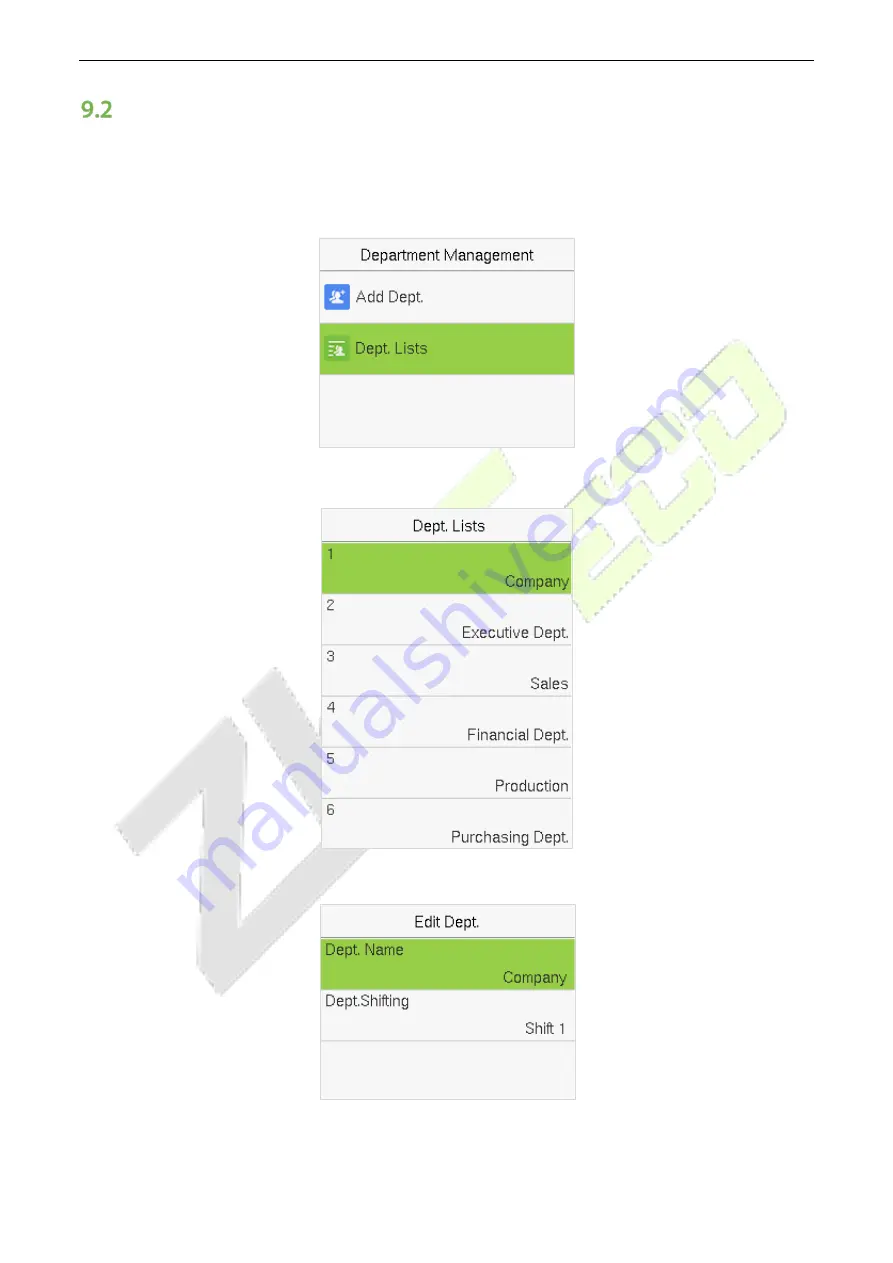 ZKTeco MB10-VL User Manual Download Page 53