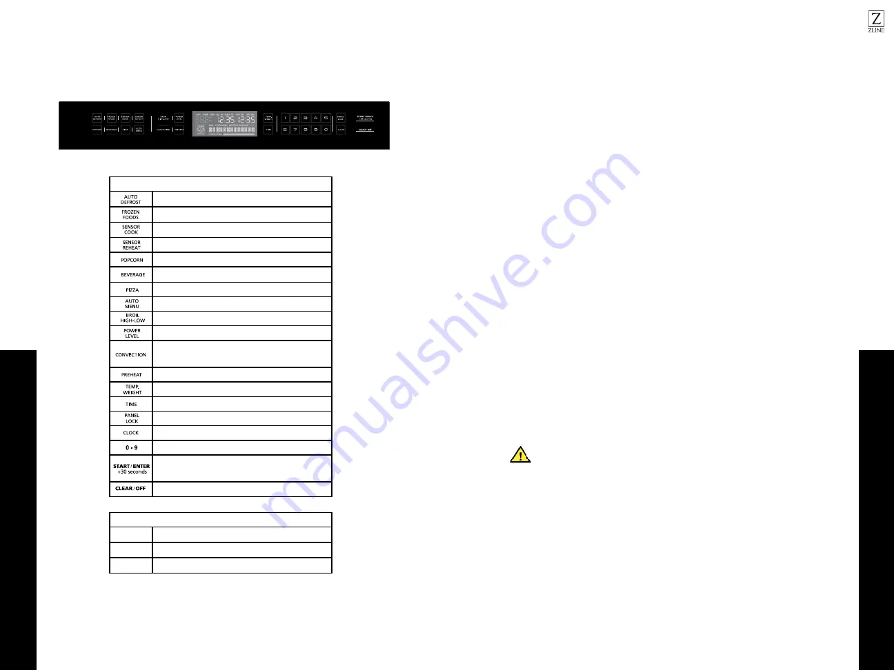 Zline MWO-24 Installation Manual And User'S Manual Download Page 13