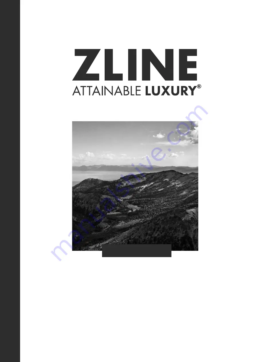 Zline RAIND-24 Series Installation Manual Download Page 1