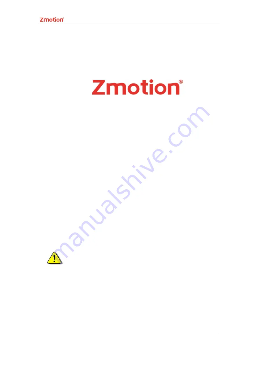 Zmotion ZMC303 Скачать руководство пользователя страница 2