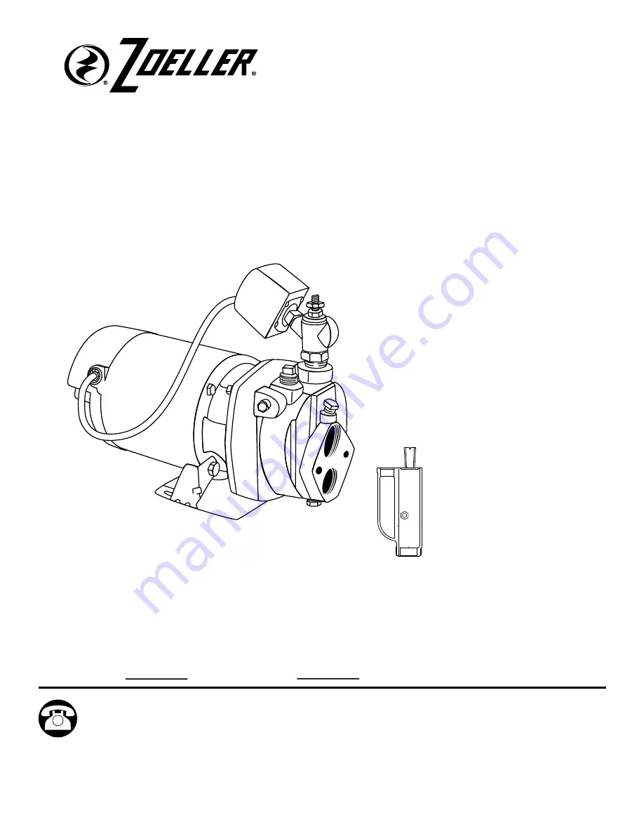 Zoeller 1463-0006 Скачать руководство пользователя страница 1